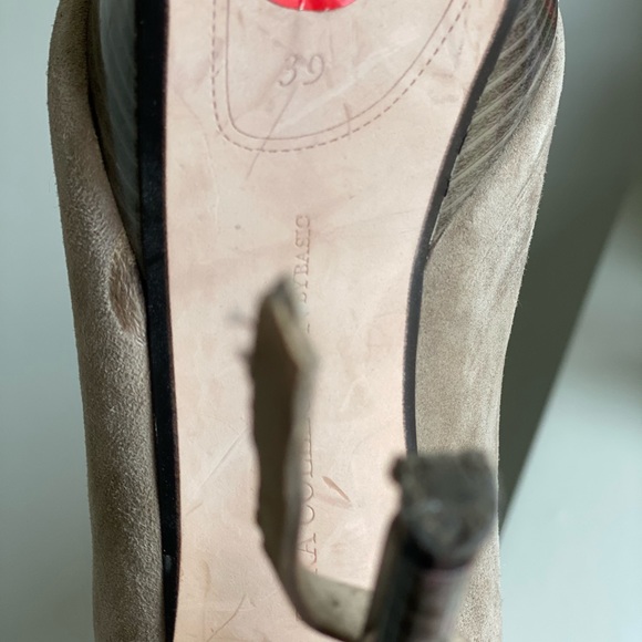 Grey suede heels - Picture 4 of 4